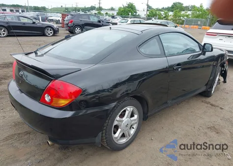 2003 Hyundai Tiburon Gt V6 z USA, uszkodzony, nr VIN KMHHN65FX3U087872